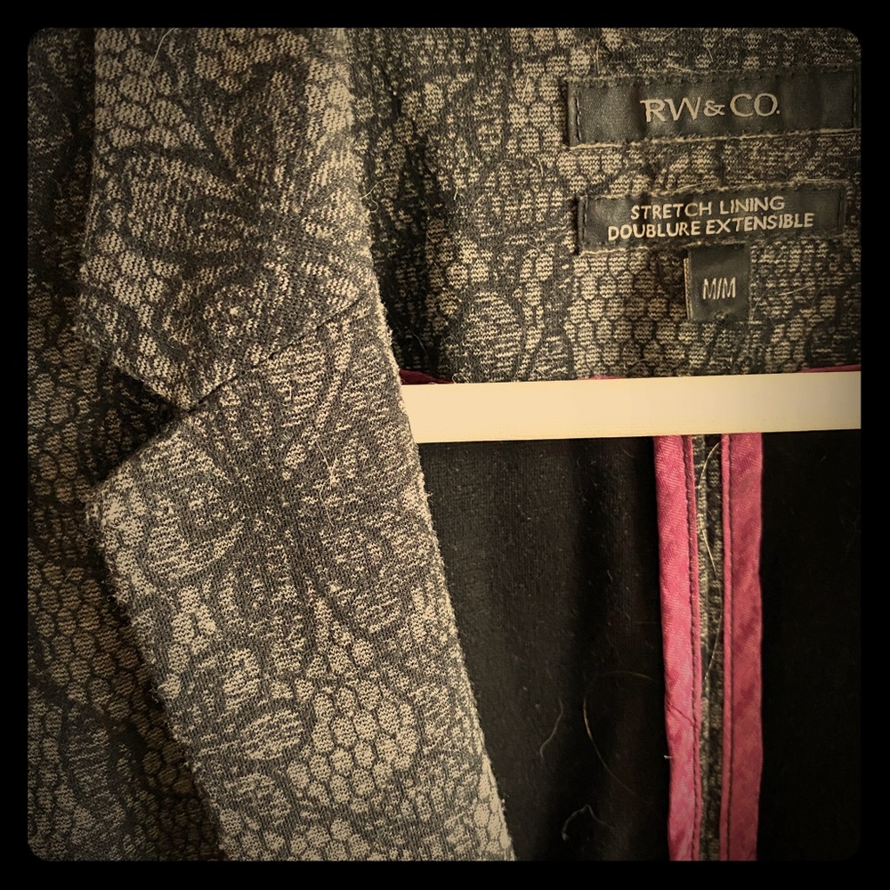 RW&Co Patterned Blazer